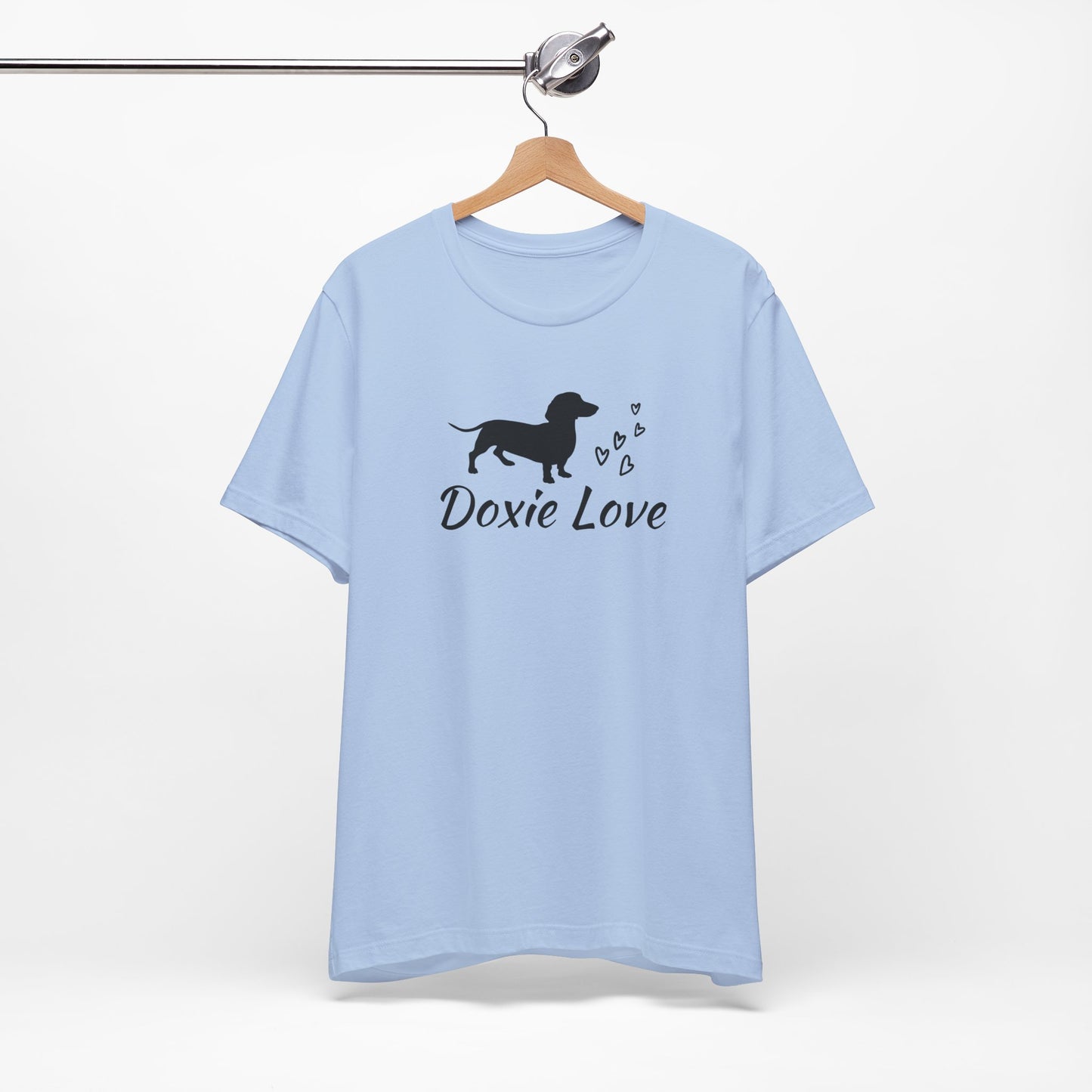 Doxie Love - Black Print - Unisex Softstyle T-Shirt