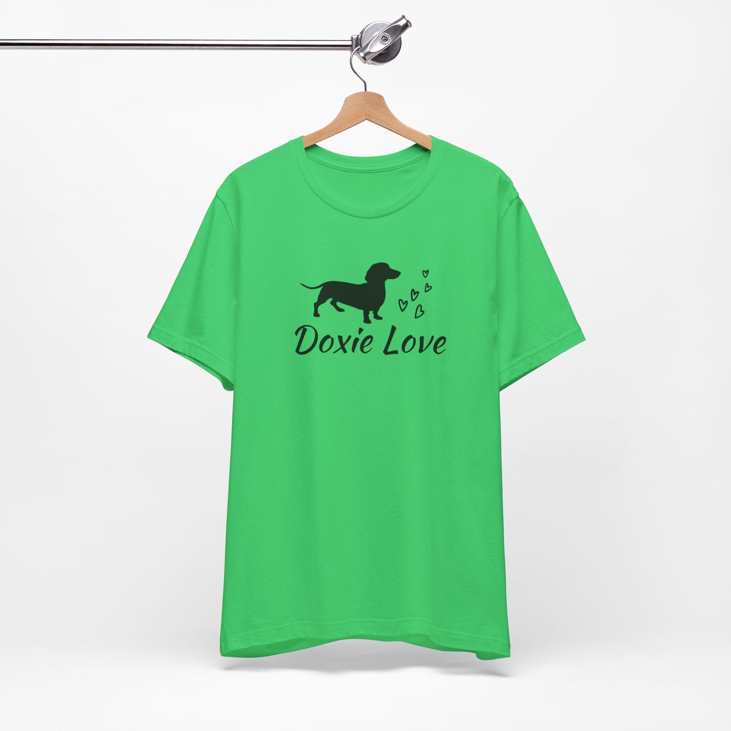 Doxie Love - Black Print - Unisex Softstyle T-Shirt