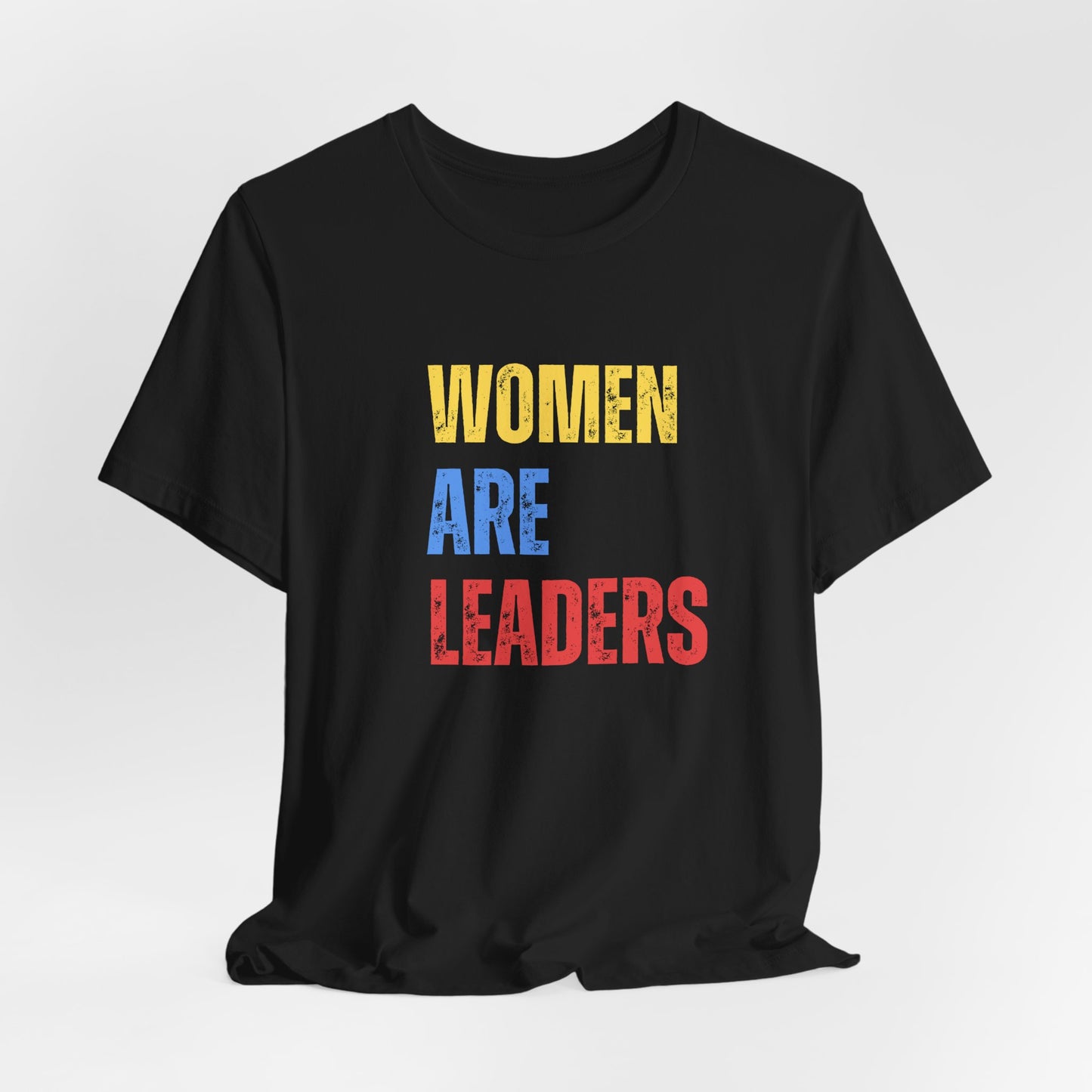 Women Are Leaders - Black Unisex Softstyle T-Shirt