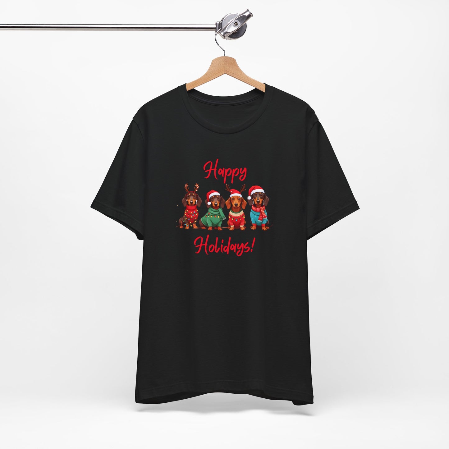 Doxie Happy Holidays - Unisex Softstyle T-Shirt