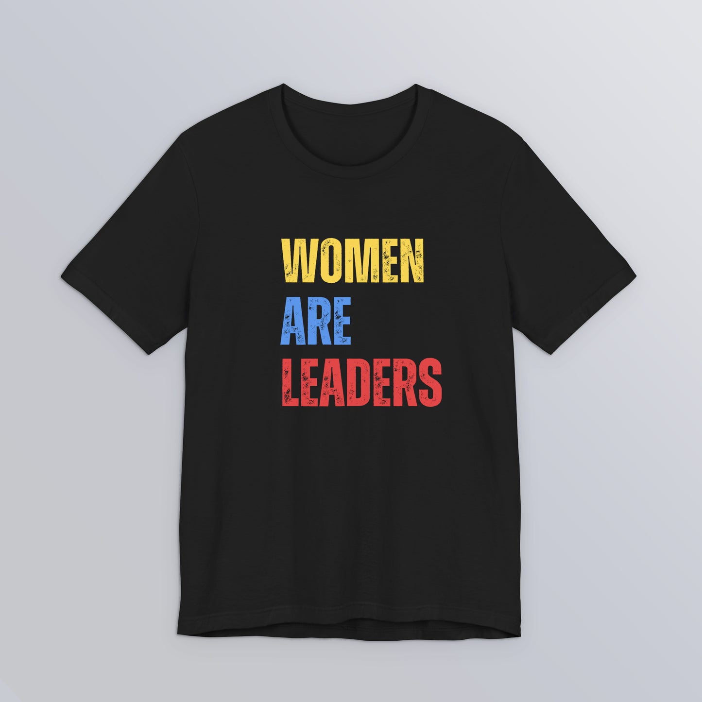 Women Are Leaders - Black Unisex Softstyle T-Shirt