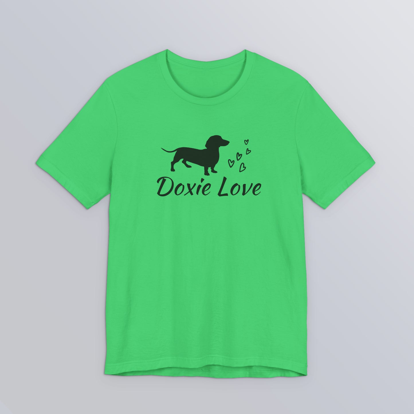 Doxie Love - Black Print - Unisex Softstyle T-Shirt