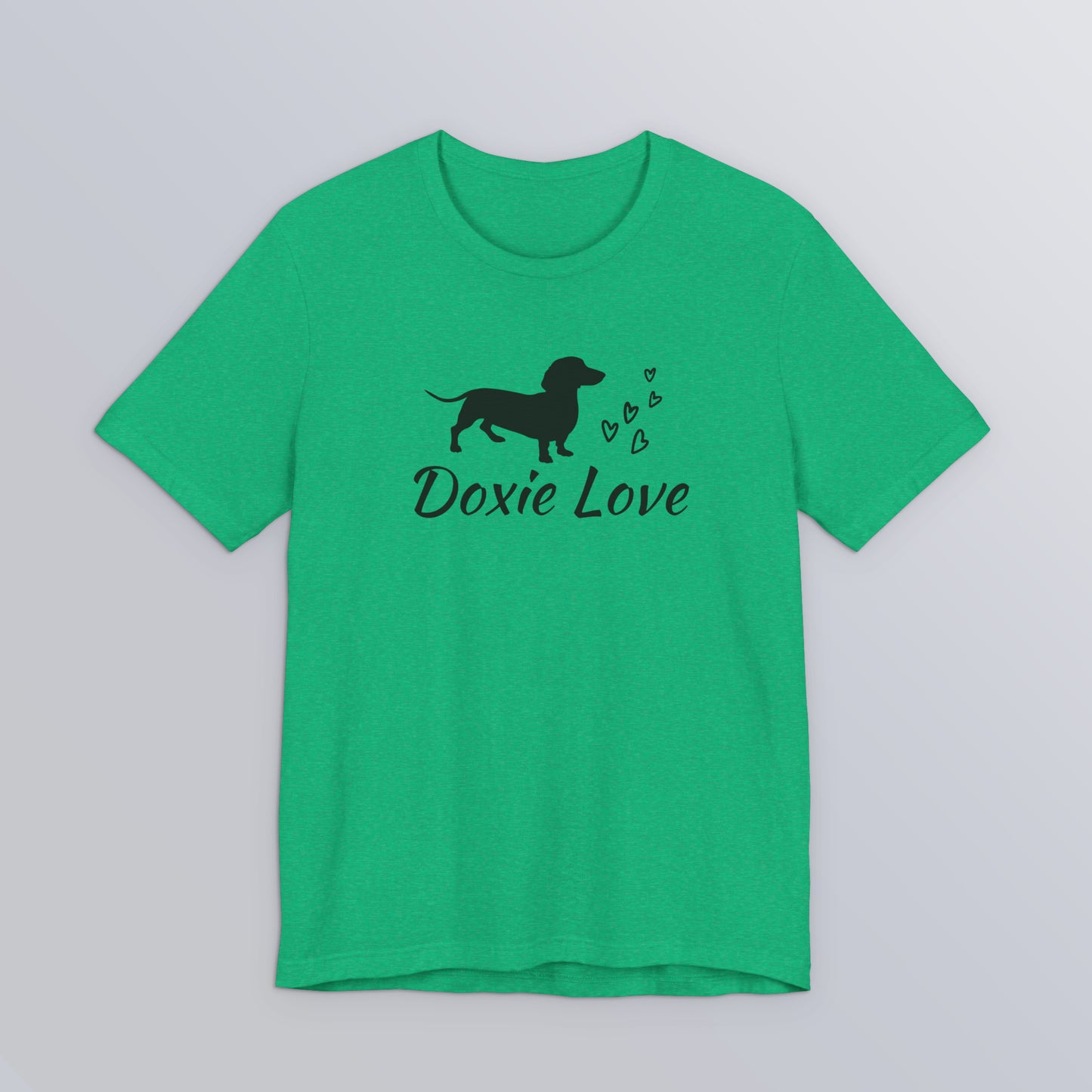 Doxie Love - Black Print - Unisex Softstyle T-Shirt