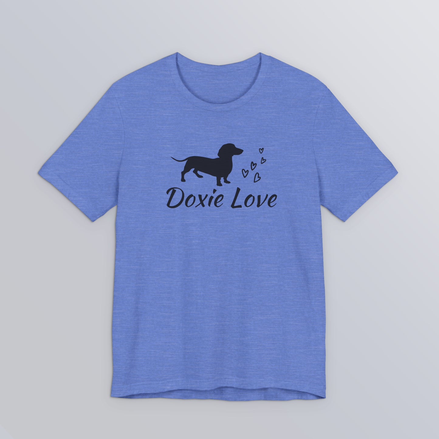 Doxie Love - Black Print - Unisex Softstyle T-Shirt