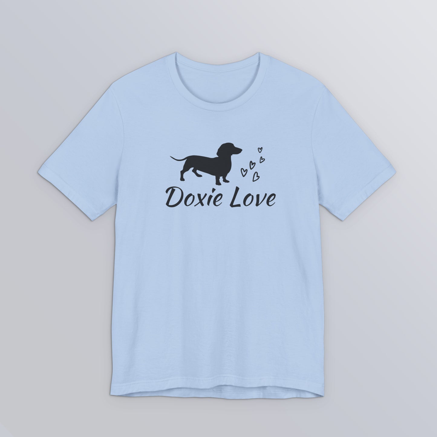 Doxie Love - Black Print - Unisex Softstyle T-Shirt