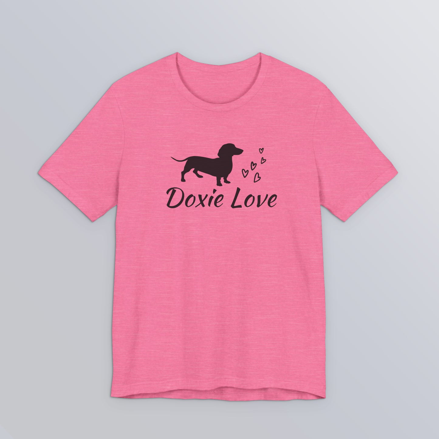 Doxie Love - Black Print - Unisex Softstyle T-Shirt