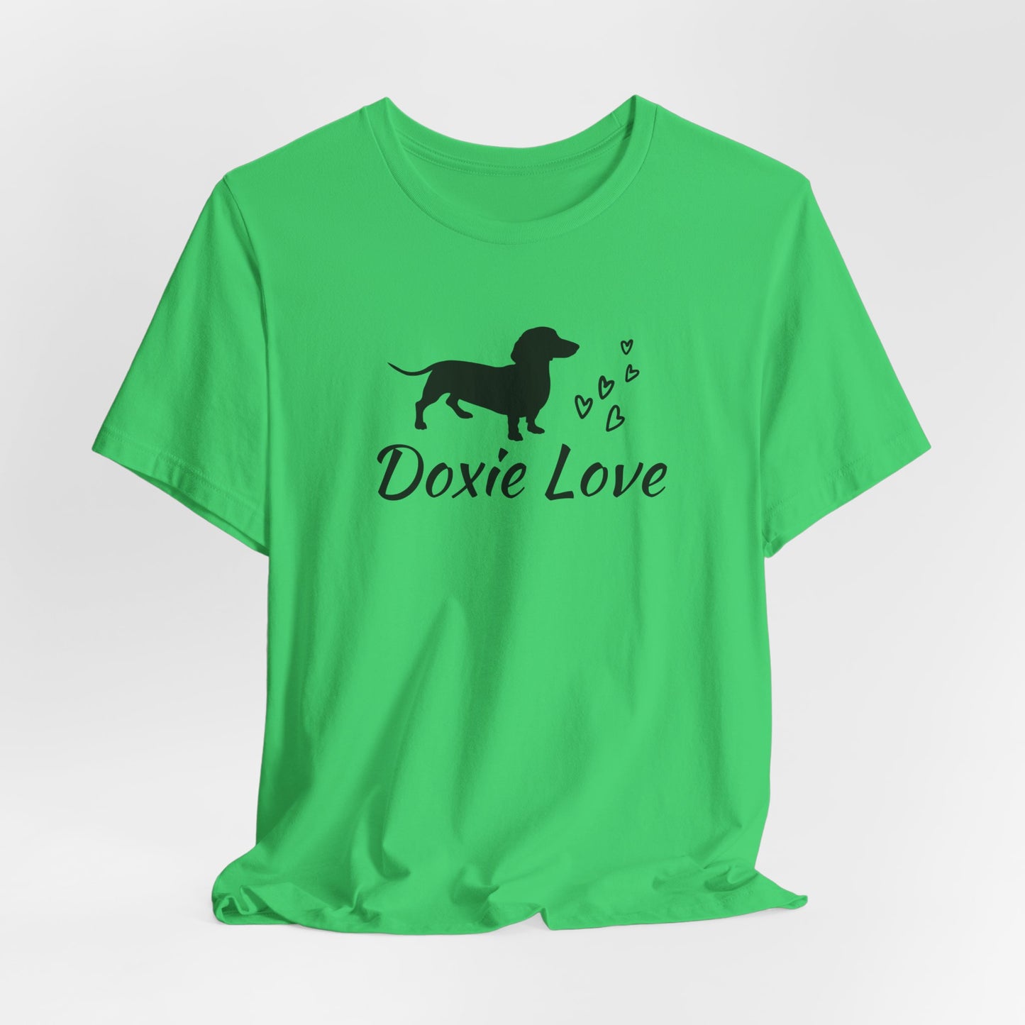 Doxie Love - Black Print - Unisex Softstyle T-Shirt