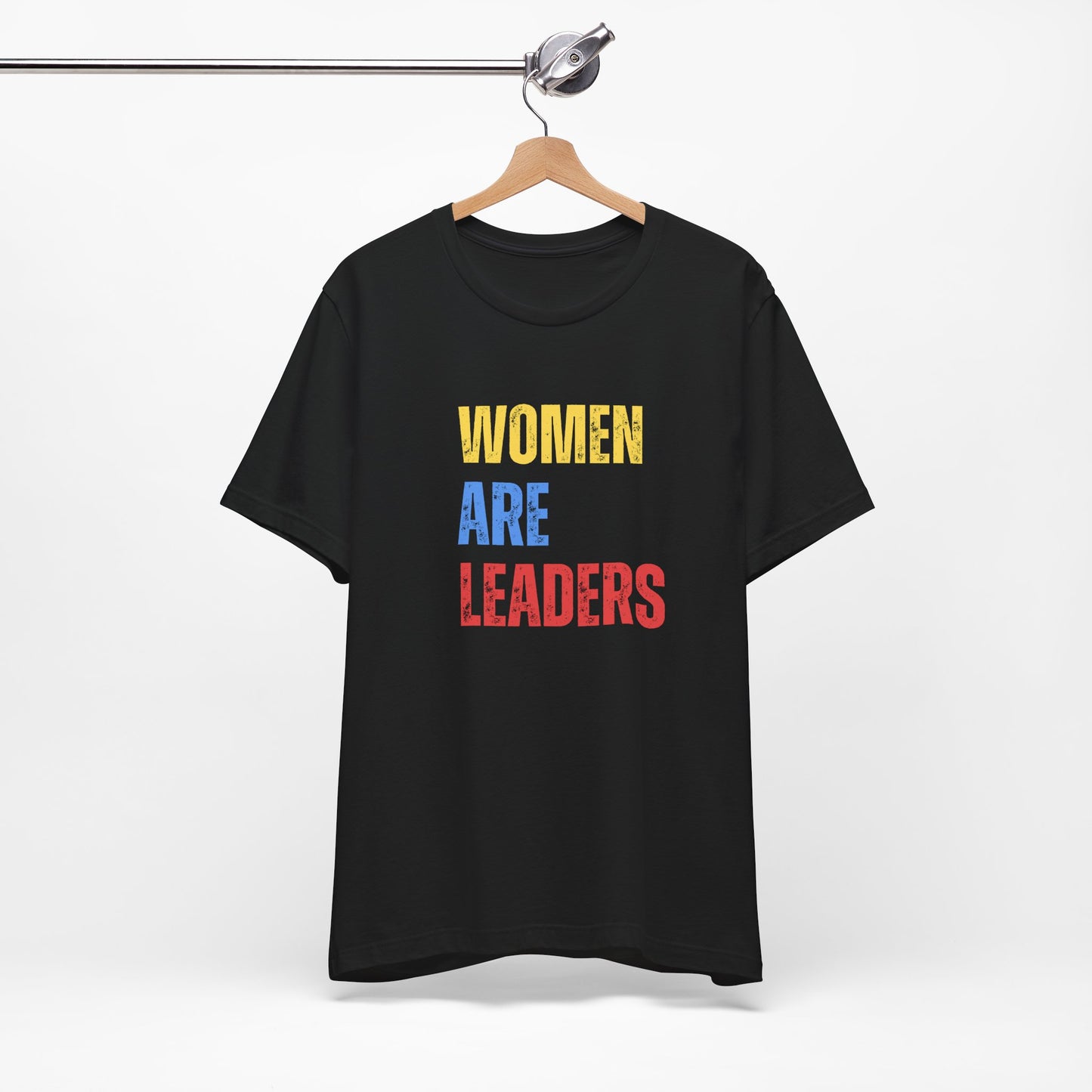 Women Are Leaders - Black Unisex Softstyle T-Shirt