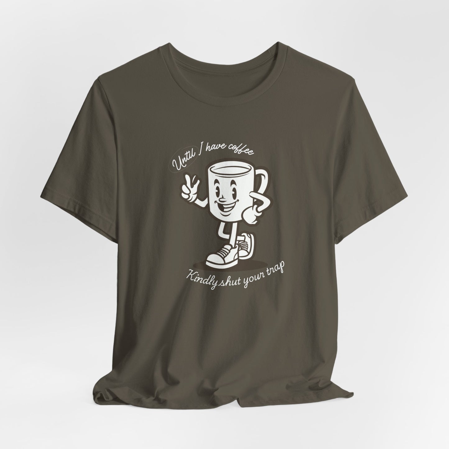 Coffee Shut Your Trap - Unisex Softstyle T-Shirt