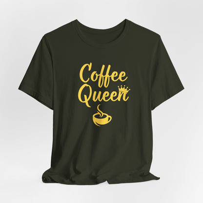 Coffee Queen - Yellow - Unisex Softstyle T-Shirt