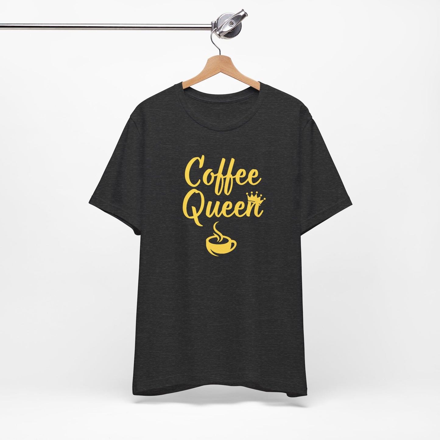 Coffee Queen - Yellow - Unisex Softstyle T-Shirt
