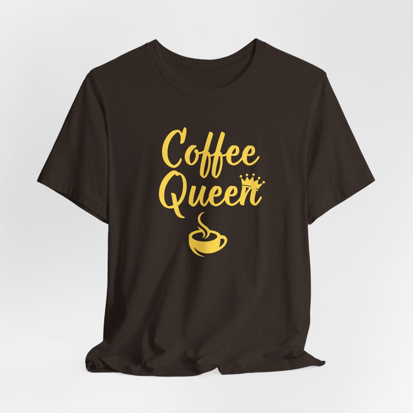 Coffee Queen - Yellow - Unisex Softstyle T-Shirt