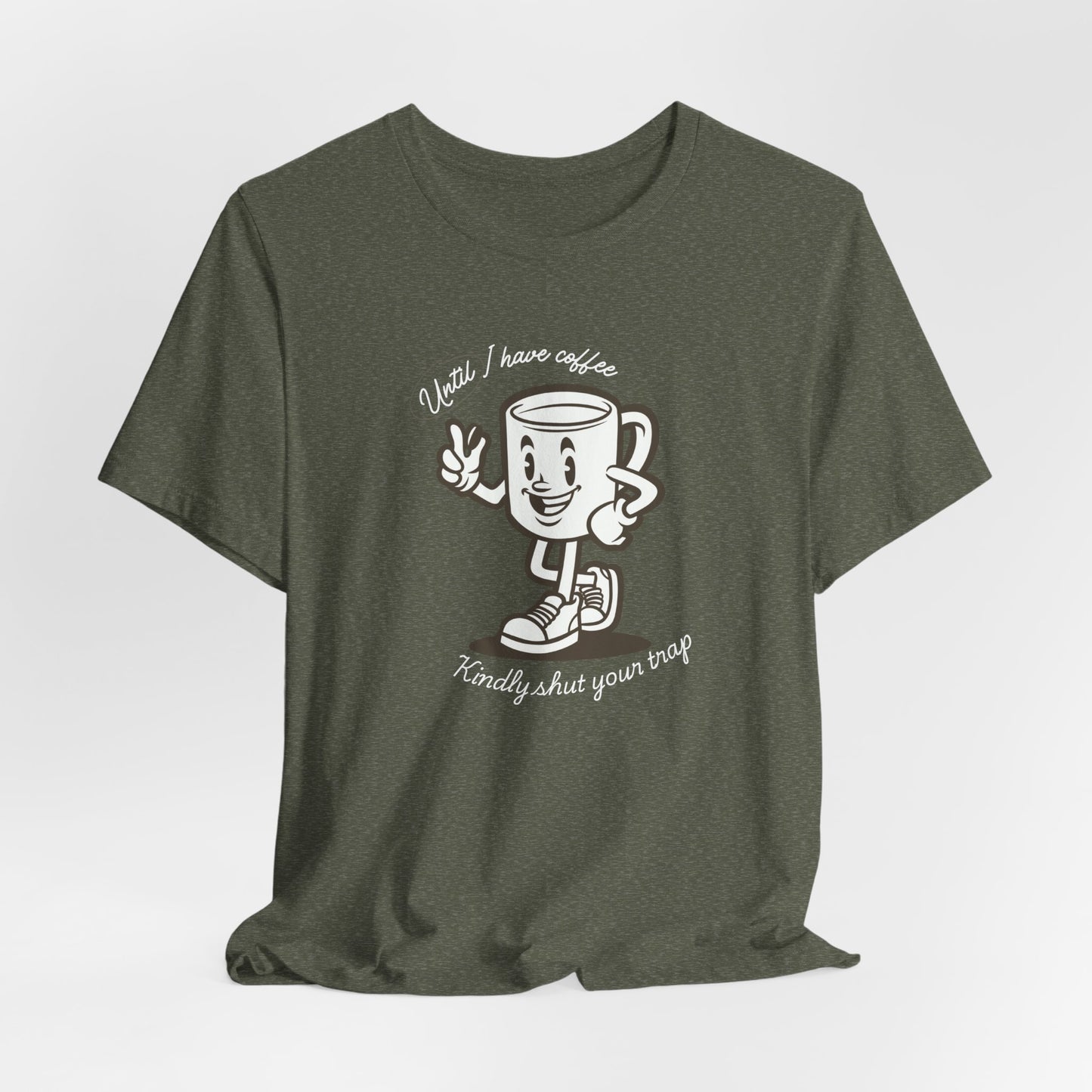 Coffee Shut Your Trap - Unisex Softstyle T-Shirt
