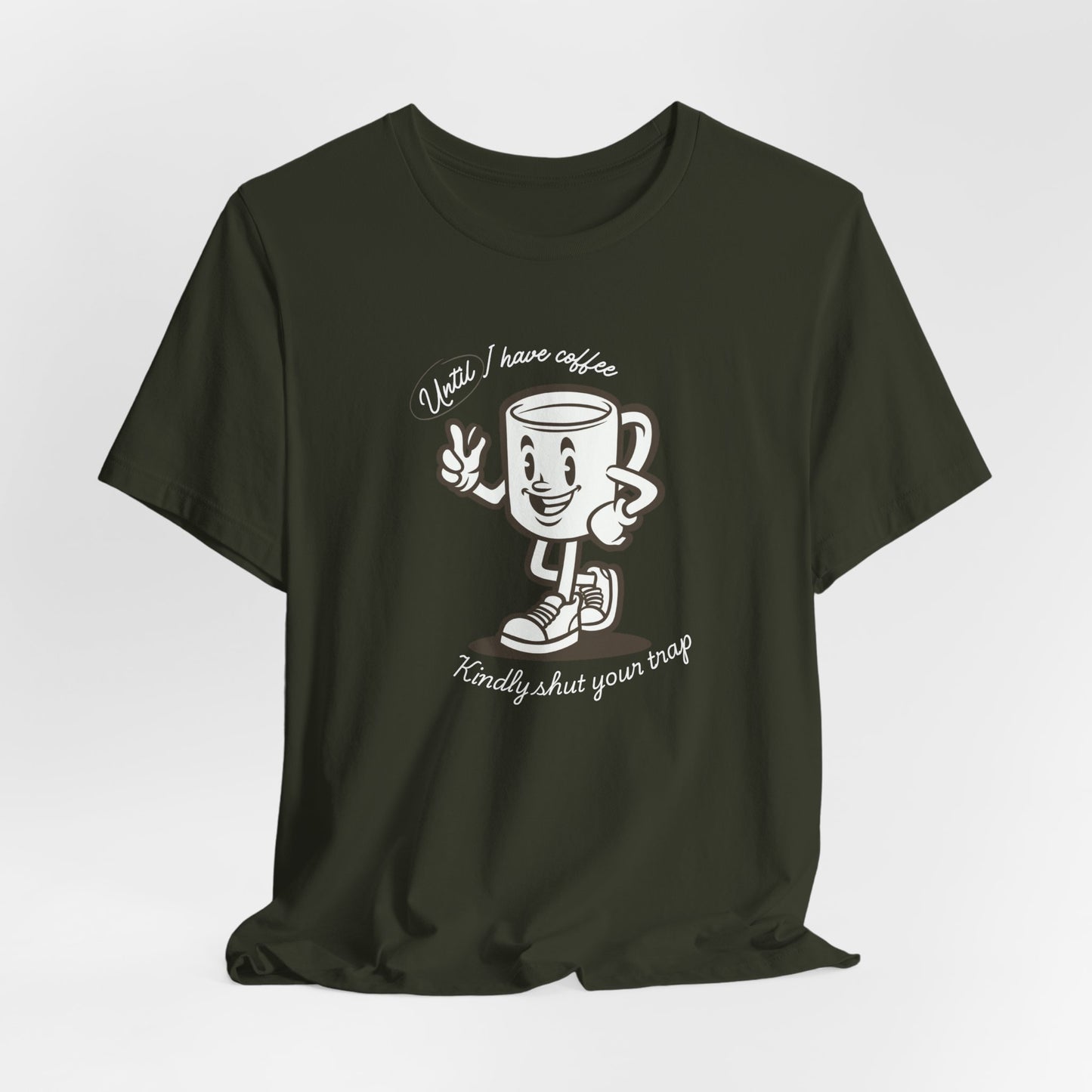 Coffee Shut Your Trap - Unisex Softstyle T-Shirt