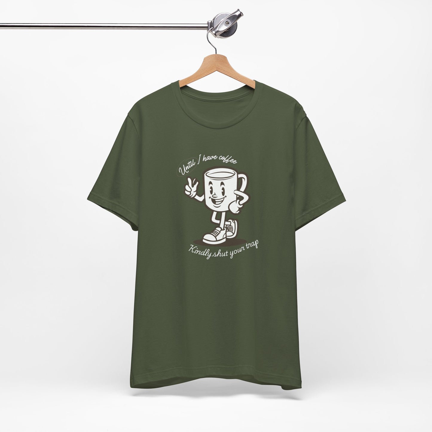 Coffee Shut Your Trap - Unisex Softstyle T-Shirt