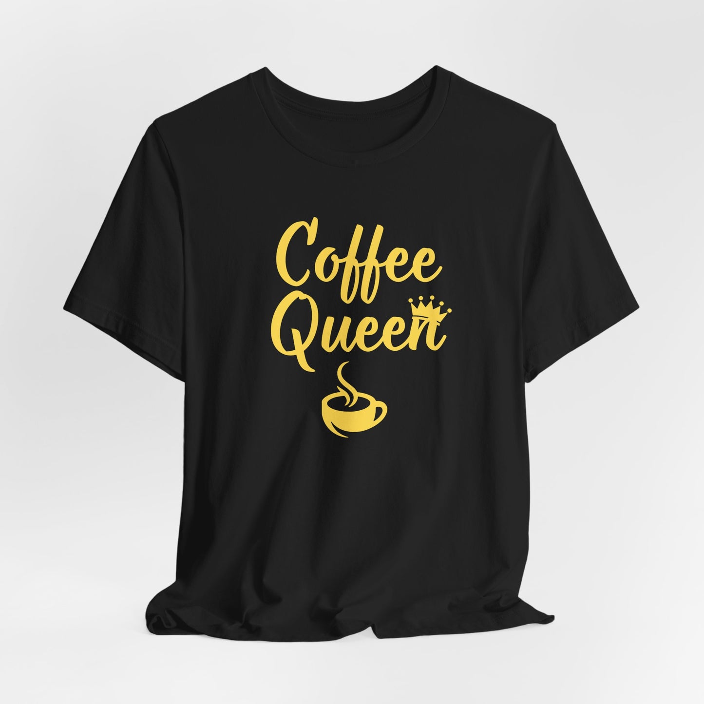 Coffee Queen - Yellow - Unisex Softstyle T-Shirt