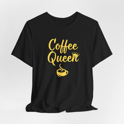 Coffee Queen - Yellow - Unisex Softstyle T-Shirt