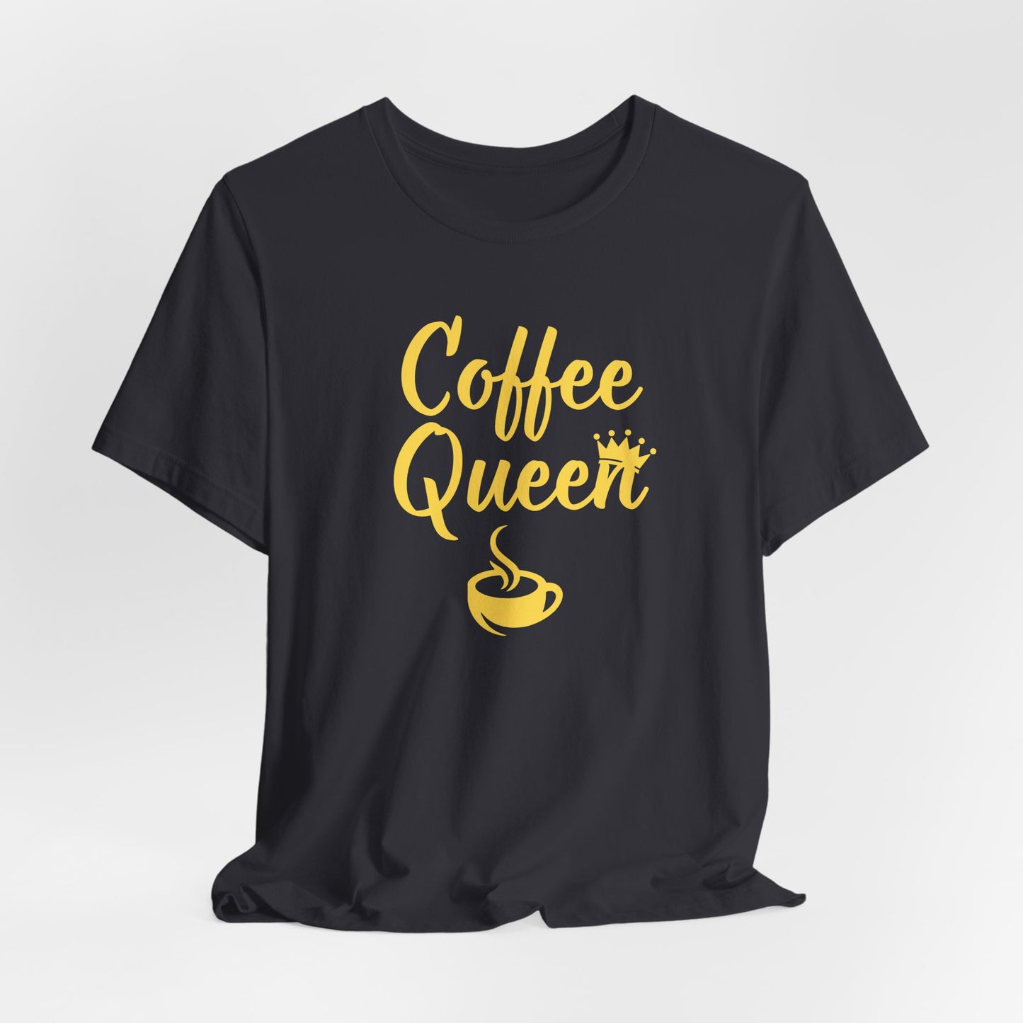 Coffee Queen - Yellow - Unisex Softstyle T-Shirt
