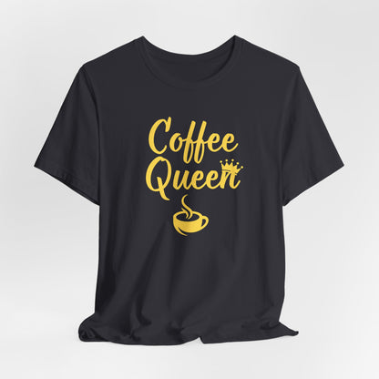 Coffee Queen - Yellow - Unisex Softstyle T-Shirt