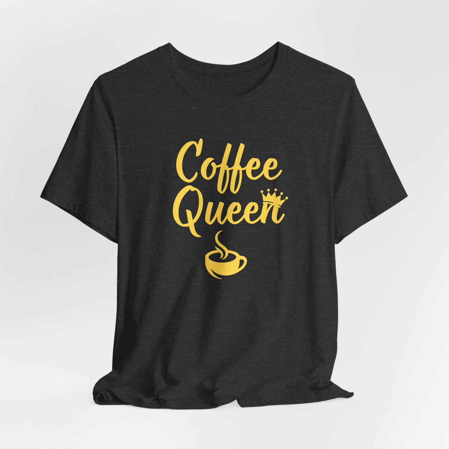 Coffee Queen - Yellow - Unisex Softstyle T-Shirt