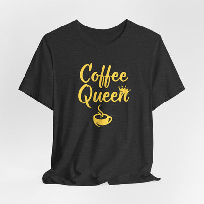 Coffee Queen - Yellow - Unisex Softstyle T-Shirt