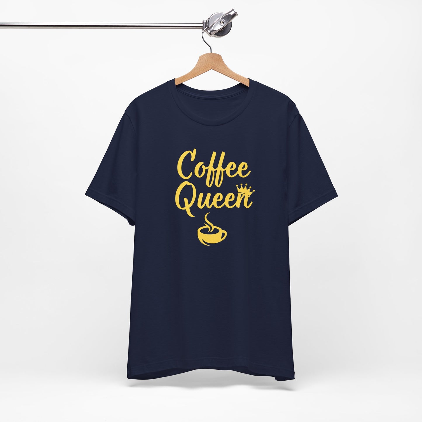 Coffee Queen - Yellow - Unisex Softstyle T-Shirt