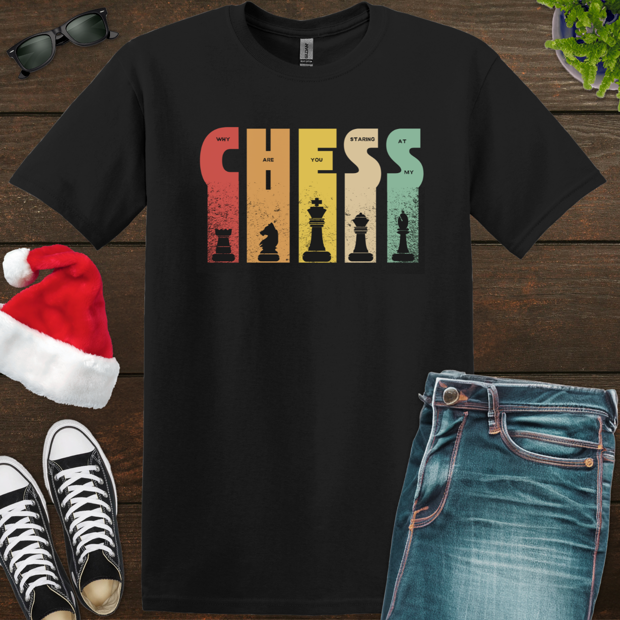 Why Are You Staring at My Chess - Unisex Softstyle T-Shirt