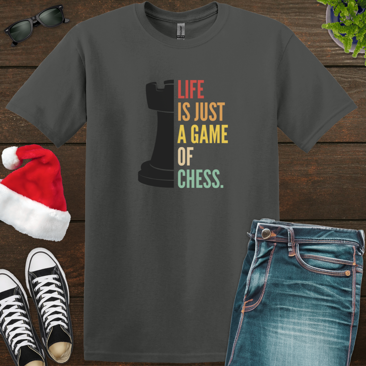 Life is just a Game of Chess - Unisex Softstyle T-Shirt