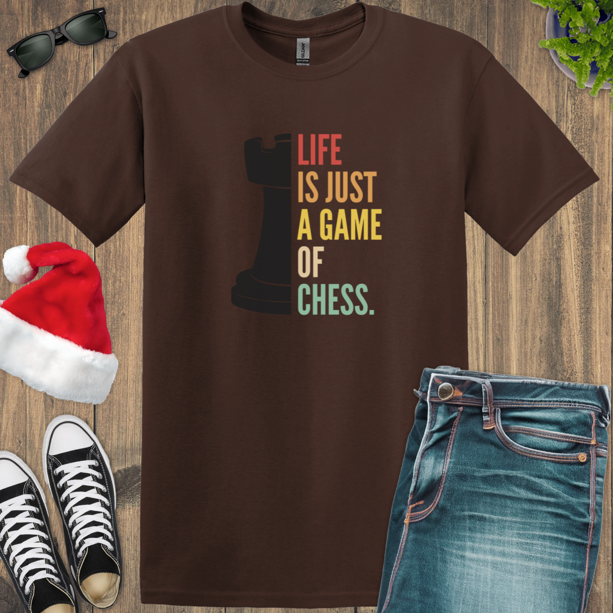 Life is just a Game of Chess - Unisex Softstyle T-Shirt