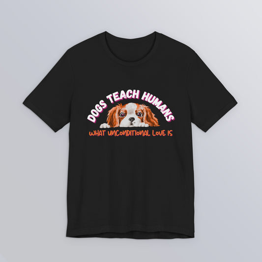 Dogs Teach Humans What Unconditional Love Is - Unisex Softstyle T-Shirt