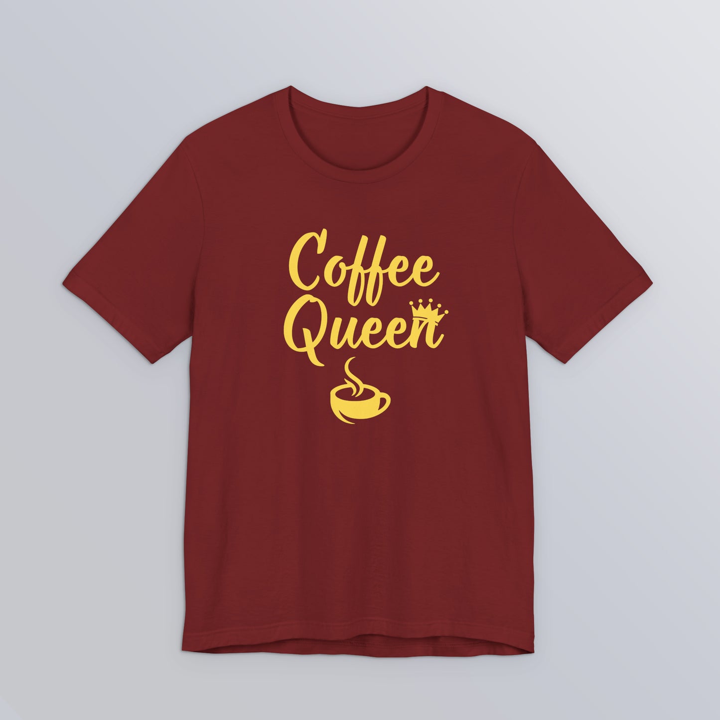 Coffee Queen - Yellow - Unisex Softstyle T-Shirt