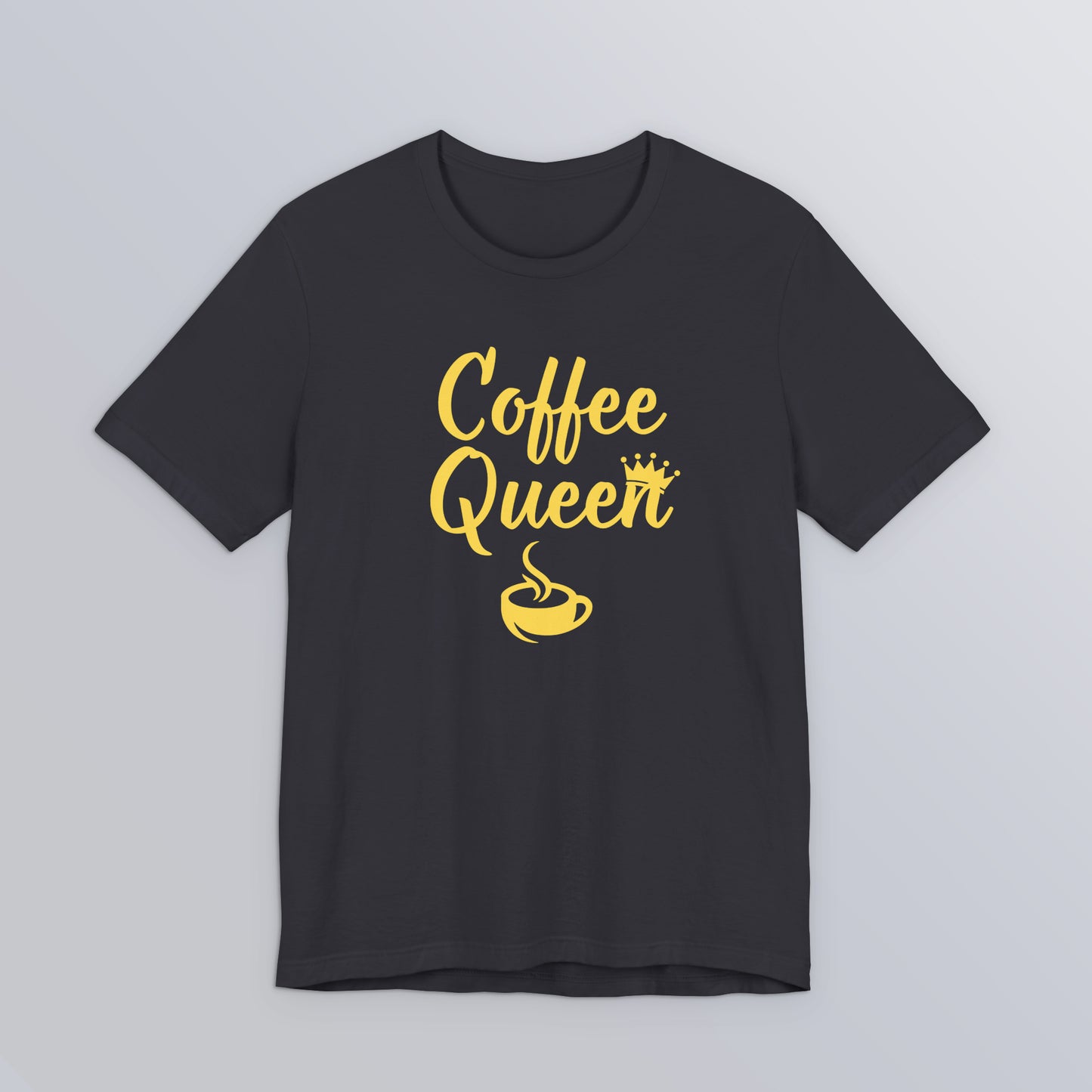 Coffee Queen - Yellow - Unisex Softstyle T-Shirt
