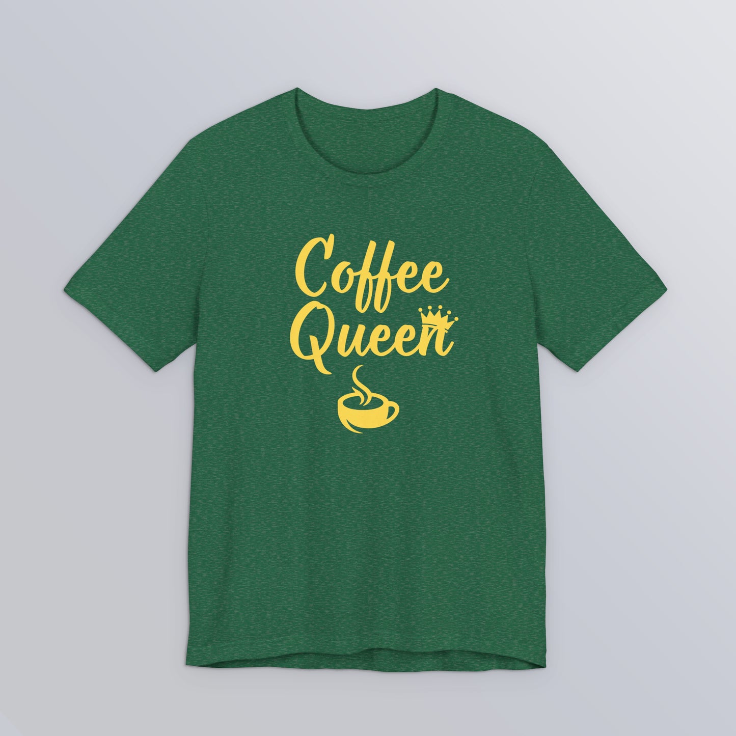 Coffee Queen - Yellow - Unisex Softstyle T-Shirt