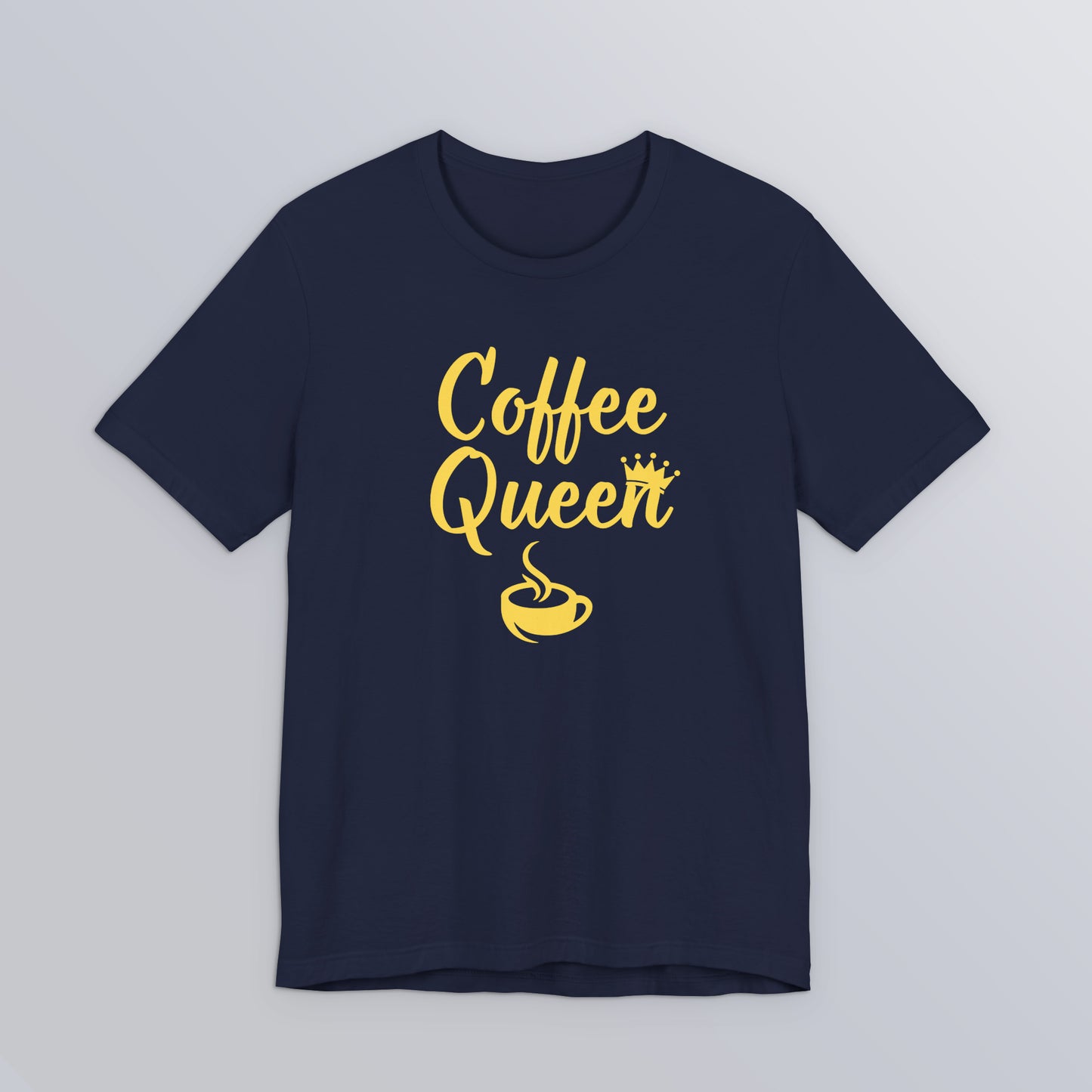 Coffee Queen - Yellow - Unisex Softstyle T-Shirt