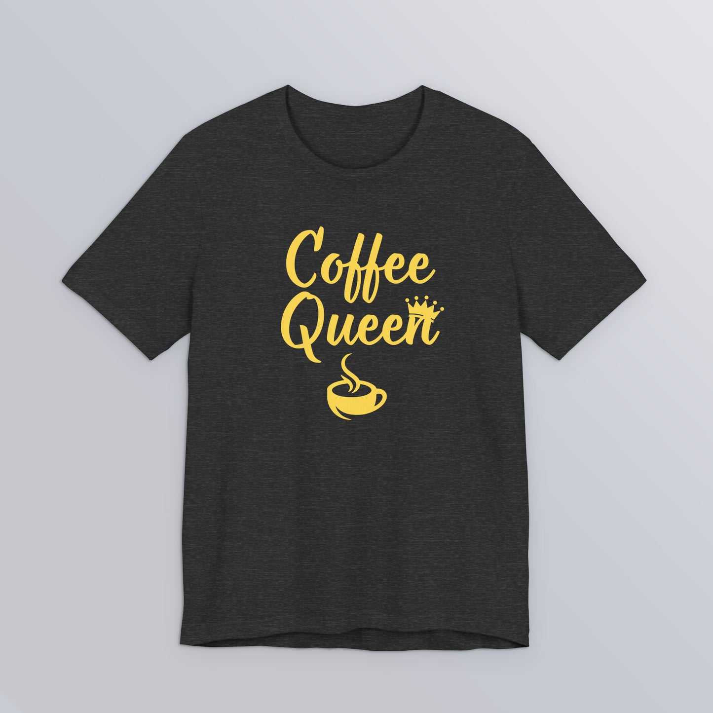 Coffee Queen - Yellow - Unisex Softstyle T-Shirt