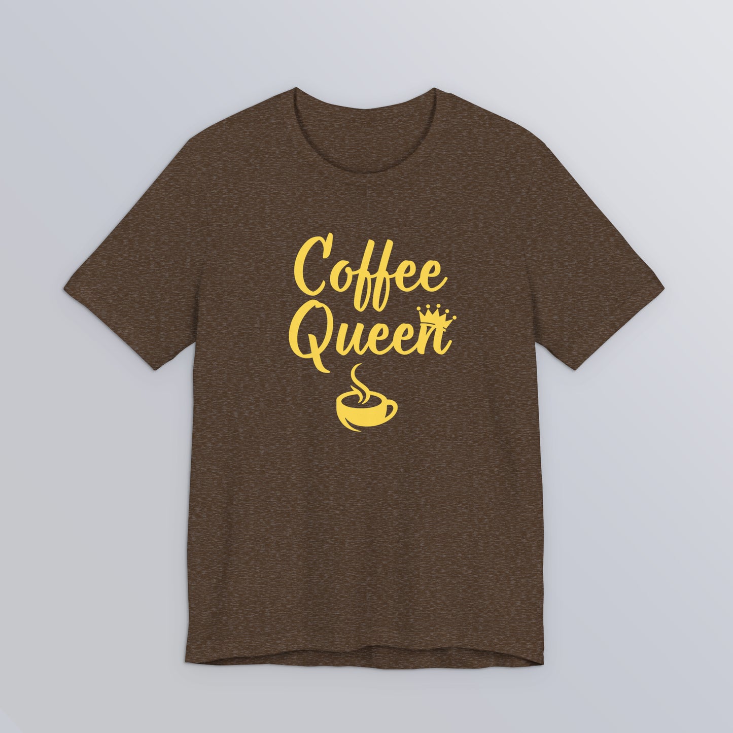 Coffee Queen - Yellow - Unisex Softstyle T-Shirt