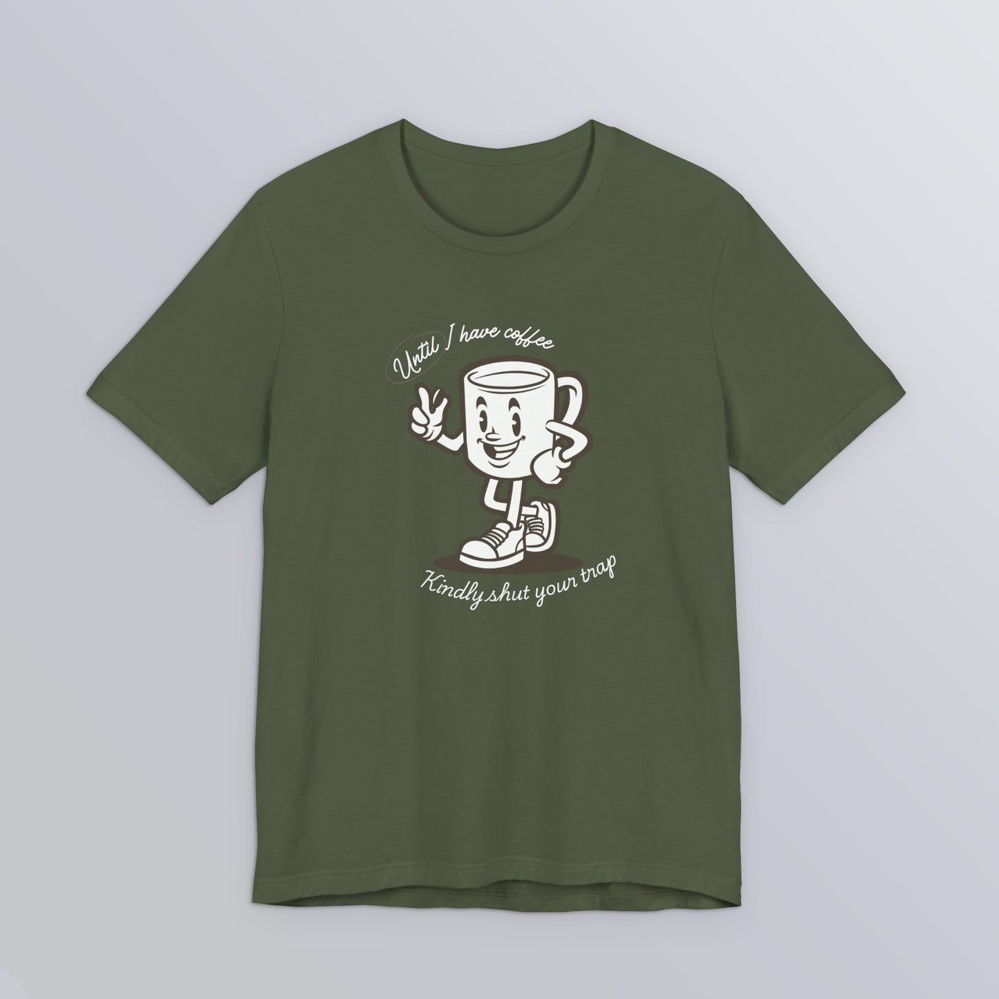 Coffee Shut Your Trap - Unisex Softstyle T-Shirt