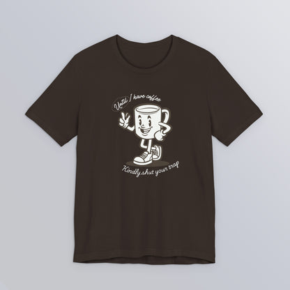 Coffee Shut Your Trap - Unisex Softstyle T-Shirt