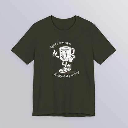 Coffee Shut Your Trap - Unisex Softstyle T-Shirt