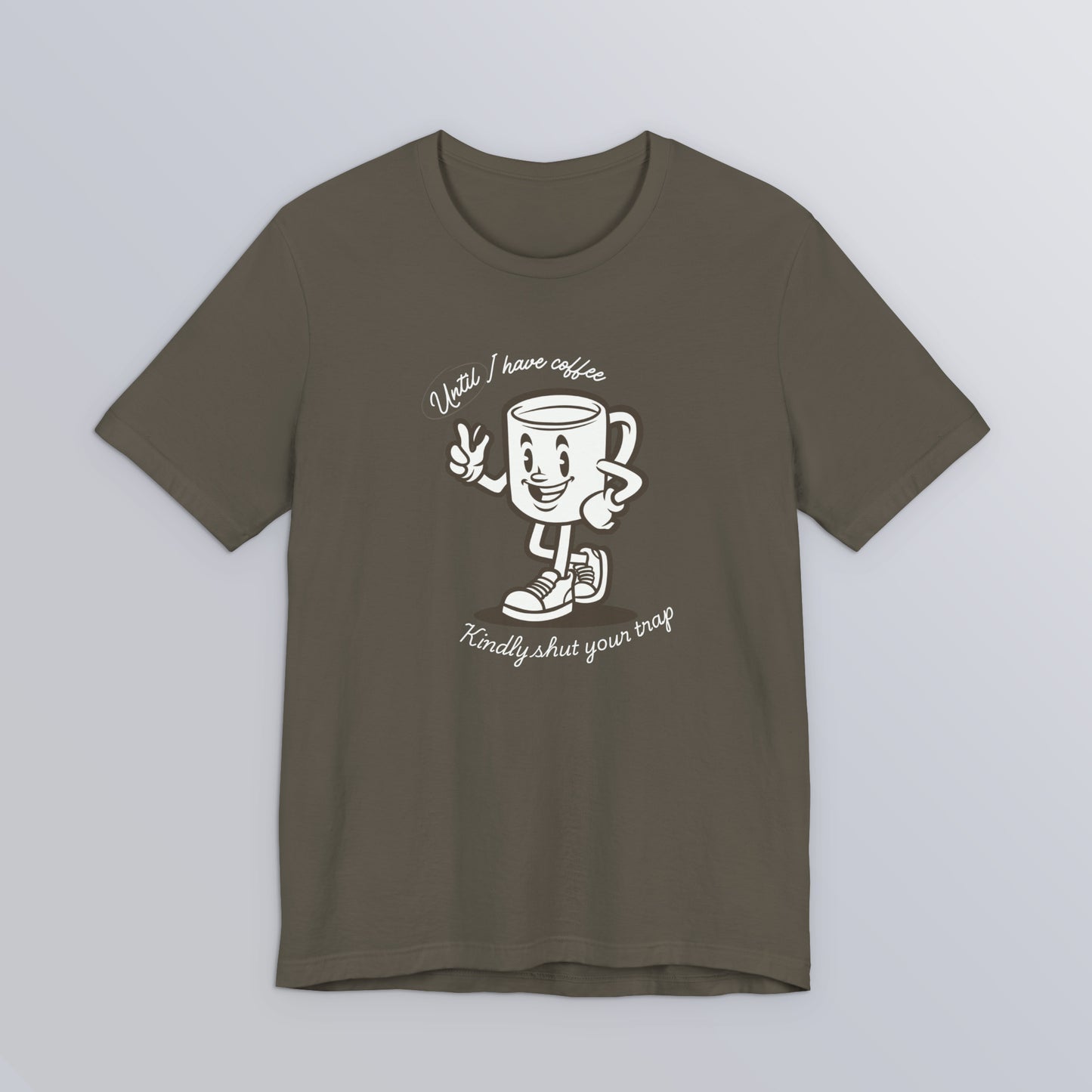 Coffee Shut Your Trap - Unisex Softstyle T-Shirt