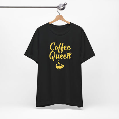 Coffee Queen - Yellow - Unisex Softstyle T-Shirt