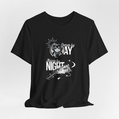 Gamer by Day Anime by Night - Unisex Softstyle T-Shirt