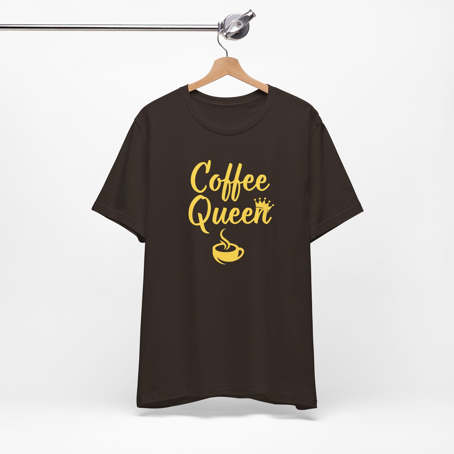 Coffee Queen - Yellow - Unisex Softstyle T-Shirt