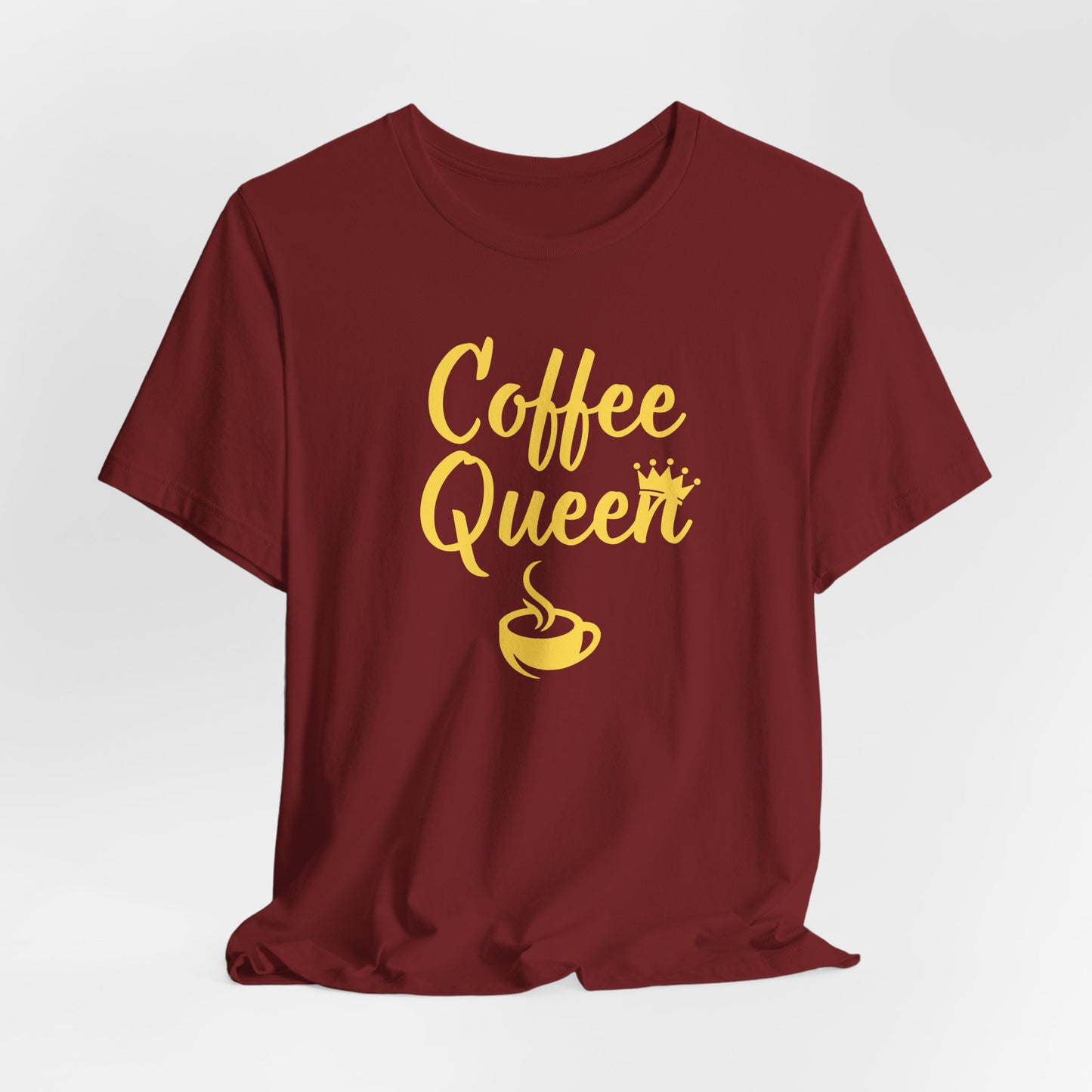 Coffee Queen - Yellow - Unisex Softstyle T-Shirt