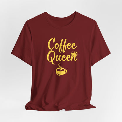 Coffee Queen - Yellow - Unisex Softstyle T-Shirt