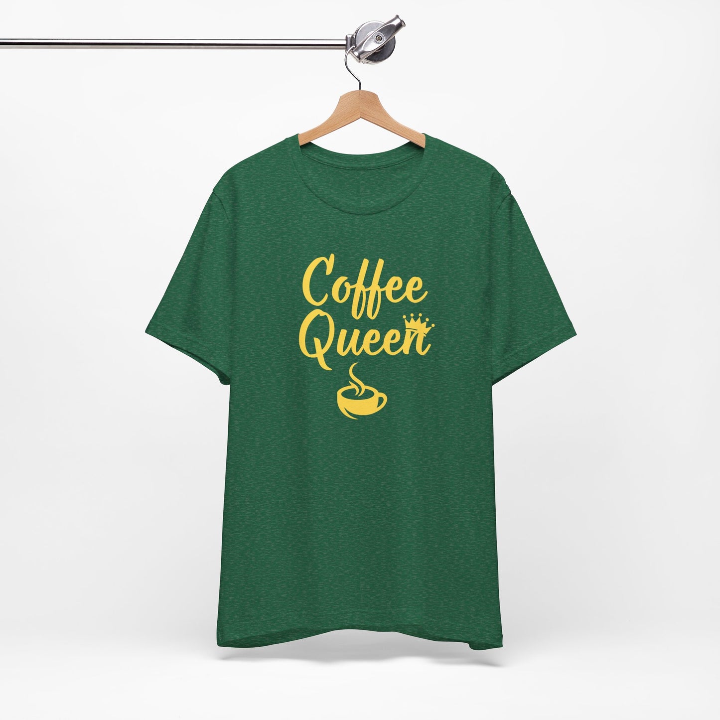 Coffee Queen - Yellow - Unisex Softstyle T-Shirt