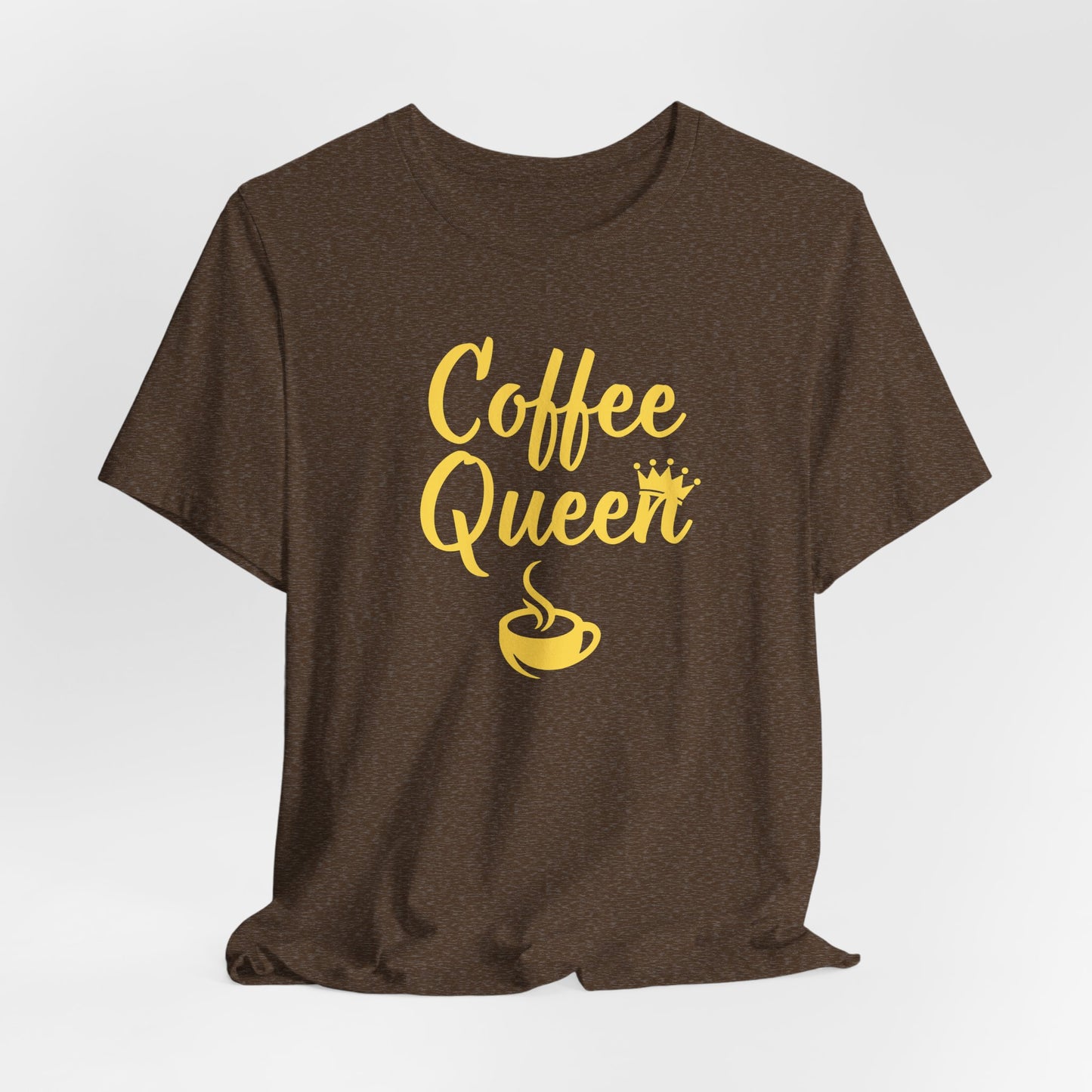 Coffee Queen - Yellow - Unisex Softstyle T-Shirt