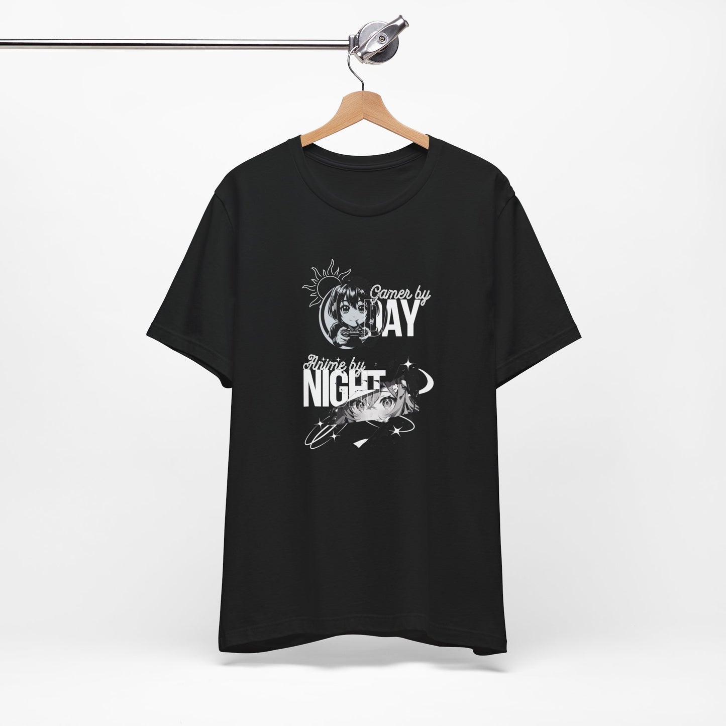 Gamer by Day Anime by Night - Unisex Softstyle T-Shirt