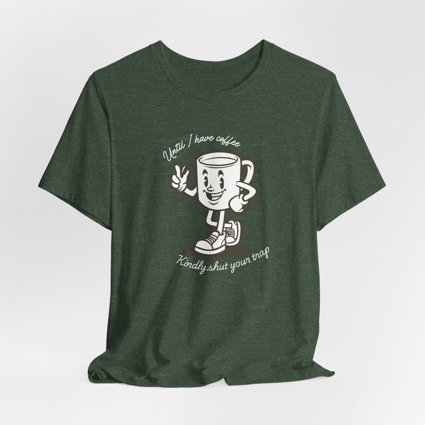 Coffee Shut Your Trap - Unisex Softstyle T-Shirt