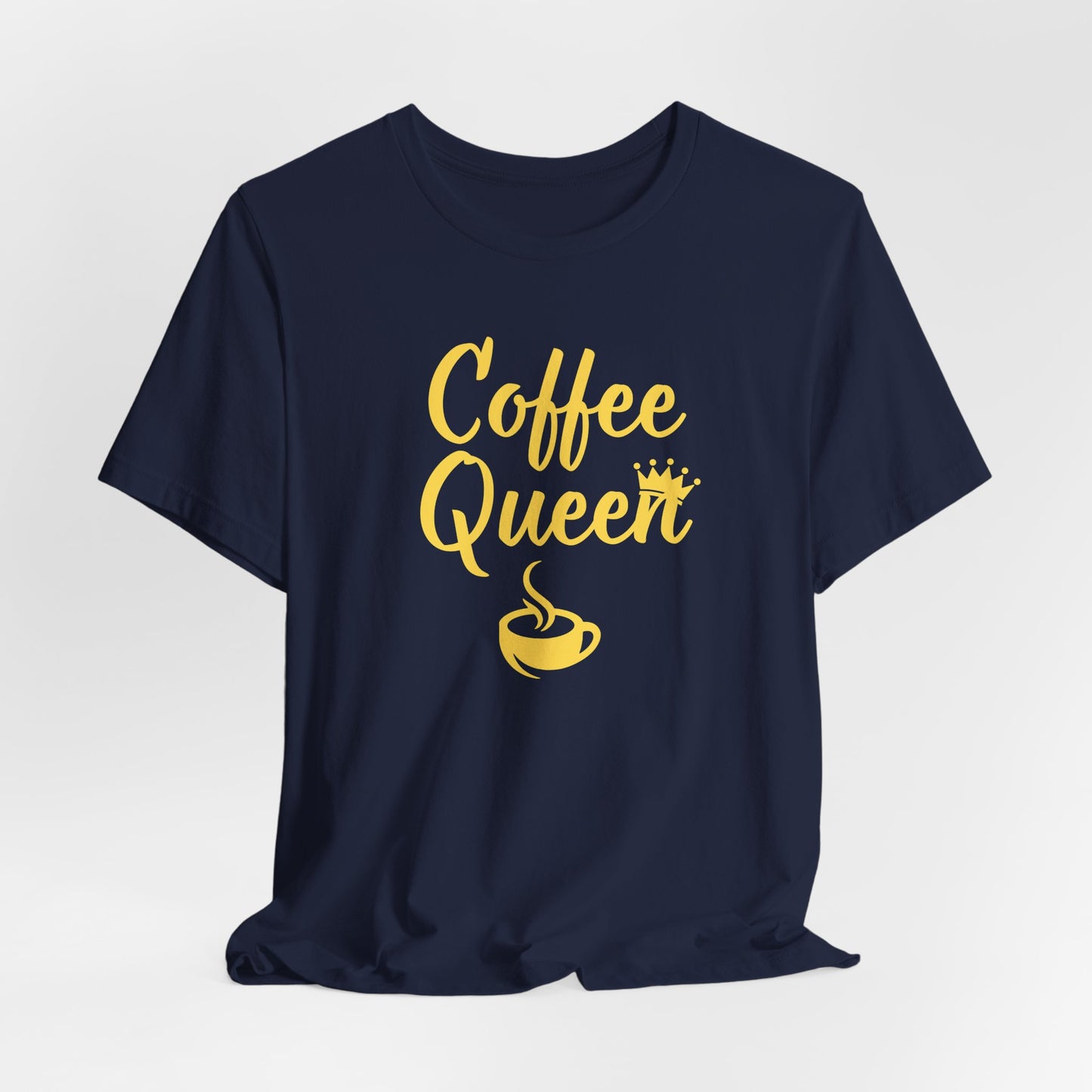 Coffee Queen - Yellow - Unisex Softstyle T-Shirt